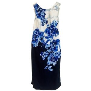 Maeve Anthropologie Floral Sheath Dress Size 8